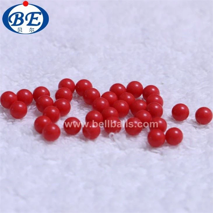 Red Plastic Float Beads